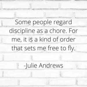 Julie Andrews – Discipline