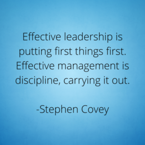 Stephen Covey - discipline