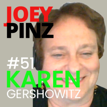 Thumbnail for 51: #51 Karen Gershowitz: Travel addict| Joey Pinz Discipline Conversations